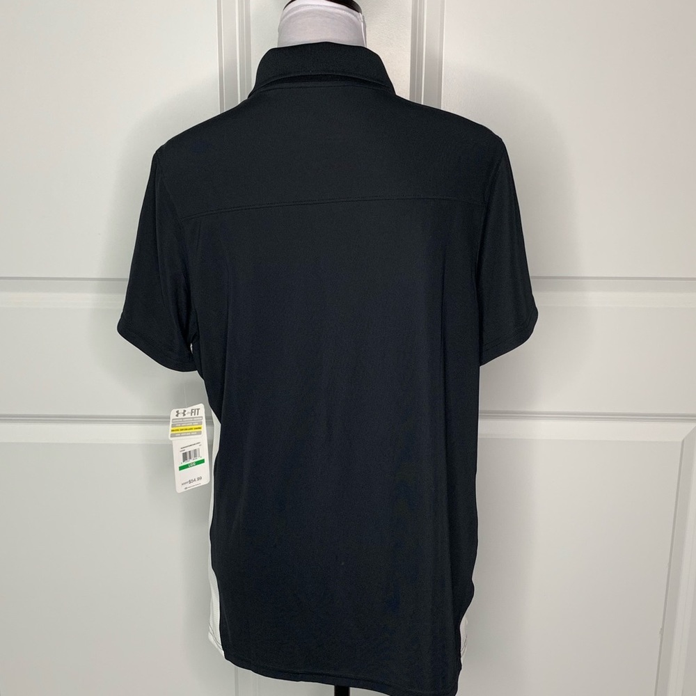 NWT Large Under Armour Semi-Fitted Polo Heat Gear - Picture 2 of 5